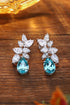 S925 silver cultured Paraiba earrings 11.08ct