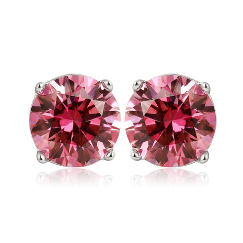 S925 silver zircon earrings 0.6g