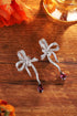 S925 silver natural garnet earrings W 4.86ct