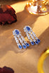 S925 silver cultured cobalt spinel earrings A 11.69ct