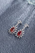 S925 sterling silver cultured Pala Pala earrings A 5ct