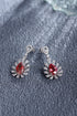 S925 sterling silver cultured Pala Pala earrings A 5ct
