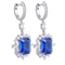 S925 silver cobalt spinel earrings A 12.73ct
