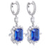 S925 silver cobalt spinel earrings A 12.73ct