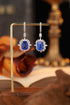 S925 silver cobalt spinel earrings A 12.73ct
