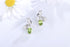 S925 silver natural peridote earrings A 2.61ct