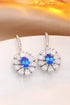 S925 silver cobalt spinel earrings W 1.91ct