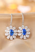 S925 silver cobalt spinel earrings W 1.91ct