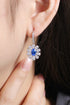 S925 silver cobalt spinel earrings W 1.91ct