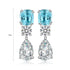 S925 Sterling silver cultured Paraiba Earrings A 2.51ct