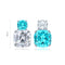 S925 Silver Cultured Paraiba Earrings A