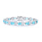 S925 silver cultured Paraiba bracelet