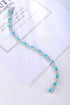 S925 silver cultured Paraiba bracelet