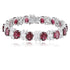 S925 silver natural garnet bracelet 21.8ct