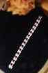 S925 silver natural garnet bracelet 21.8ct