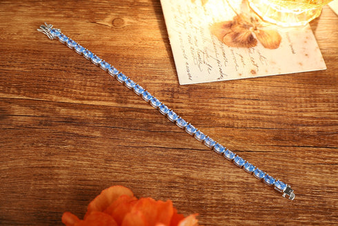 S925 silver zircon bracelet