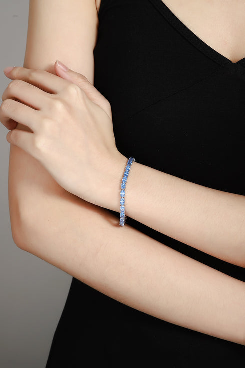 S925 silver zircon bracelet