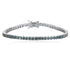 S925 silver colored sapphire bracelet (CH03103-8)