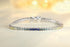 S925 silver cultured colored sapphire bracelet (CH03103-4)