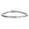 S925 silver cultured colored sapphire bracelet (CH03103-3)