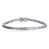 S925 silver cultured colored sapphire bracelet (CH03103-3)