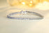 S925 silver cultured colored sapphire bracelet (CH03103-3)