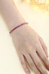 S925 silver cultured colored sapphire bracelet (CH03102-7)