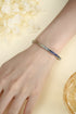 S925 silver cultured colored sapphire bracelet (CH03105-4)