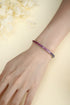 S925 silver cultured colored sapphire bracelet (CH03105-2)