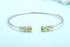 S925 silver cultured colored sapphire bracelet A (B20375)