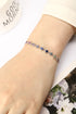 S925 Silver Cultured Colored Sapphire Bracelet A (B20331)