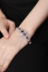 S925 silver natural garnet bracelet W (JL128Y)