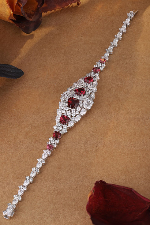 S925 silver natural garnet bracelet W (JL128Y)