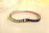 S925 Silver Cultured Colorful Sapphire Bracelet A (CH03251)