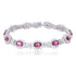S925 SIlver natural garnet bracelet W (JL081Y)