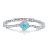 S925 silver cultured Paraiba bracelet W (JL185Y)