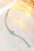 S925 silver cultured Paraiba bracelet W (JL185Y)