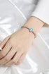 S925 silver cultured Paraiba bracelet W (JL185Y)