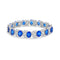 S925 silver cultured cobalt spinel bracelet W (JL193Y)