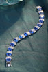 S925 silver cultured cobalt spinel bracelet W (JL193Y)