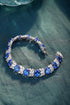 S925 silver cultured cobalt spinel bracelet W (JL193Y)