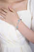 S925 sterling silver cultured Paraiba bracelet W (JL124Y)