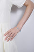 S925 sterling silver cultured Paraiba bracelet W (JL124Y)