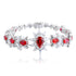 S925 silver cultured ruby bracelet W (JRURL132Y)