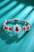 S925 silver cultured ruby bracelet W (JRURL132Y)