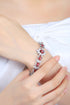 S925 silver cultured ruby bracelet W (JRURL132Y)