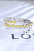 S925 silver, yellow, white, and sparkling diamond (PPSB018Y)