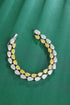 S925 silver, yellow, white, and sparkling diamond (L123Y)