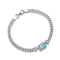 S925 silver cultured Paraiba bracelet W (JL2053Y)