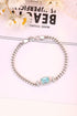 S925 silver cultured Paraiba bracelet W (JL2053Y)